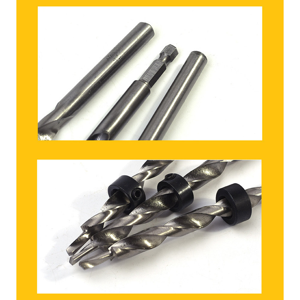 Woodworking Drill - Broca Avellanadora de Vástago Hexagonal para