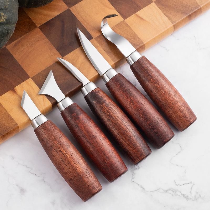 Wood Chisel Set - Juego de 5 Cinceles para Tallar