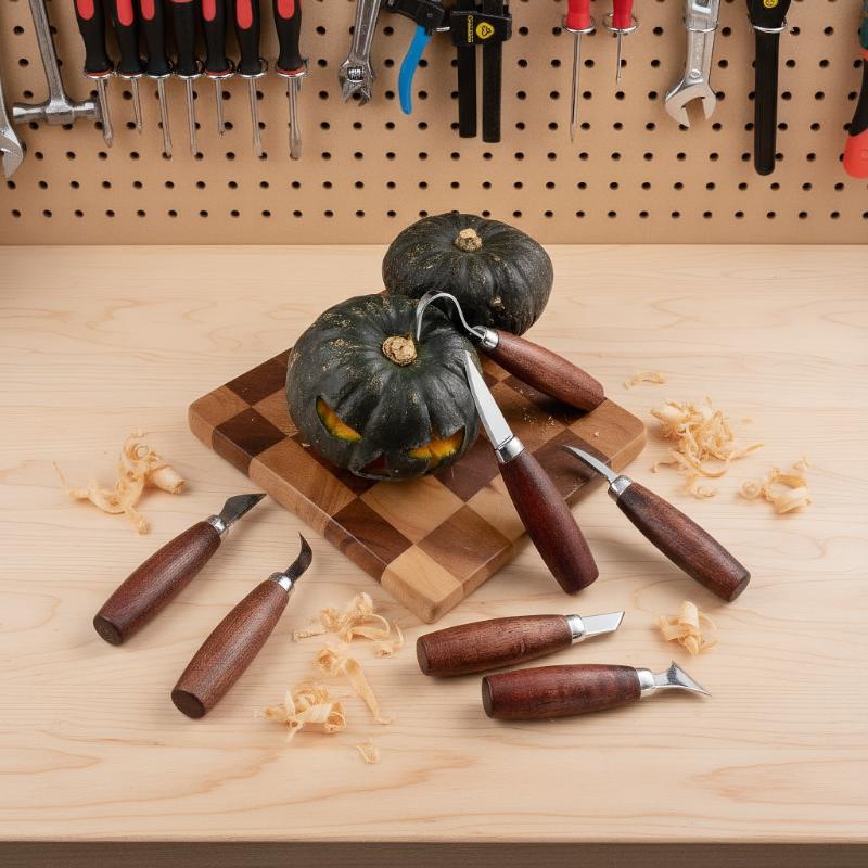 Wood Chisel Set - （Summer6）Juego de 5 Herramientas para Tallar
