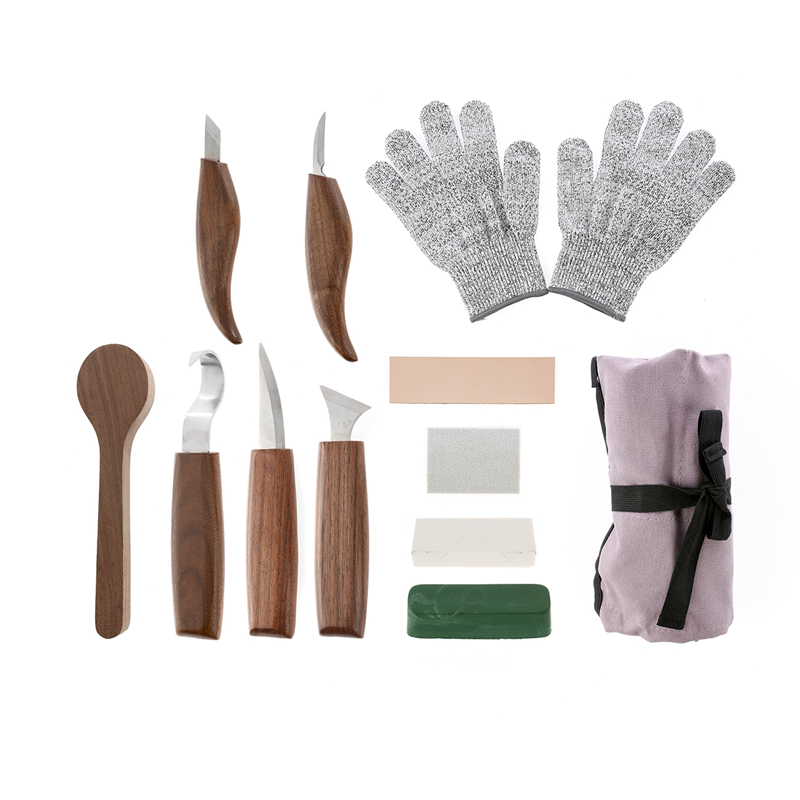 Wood Chisel Set - Juego de 12 piezas de cinceles