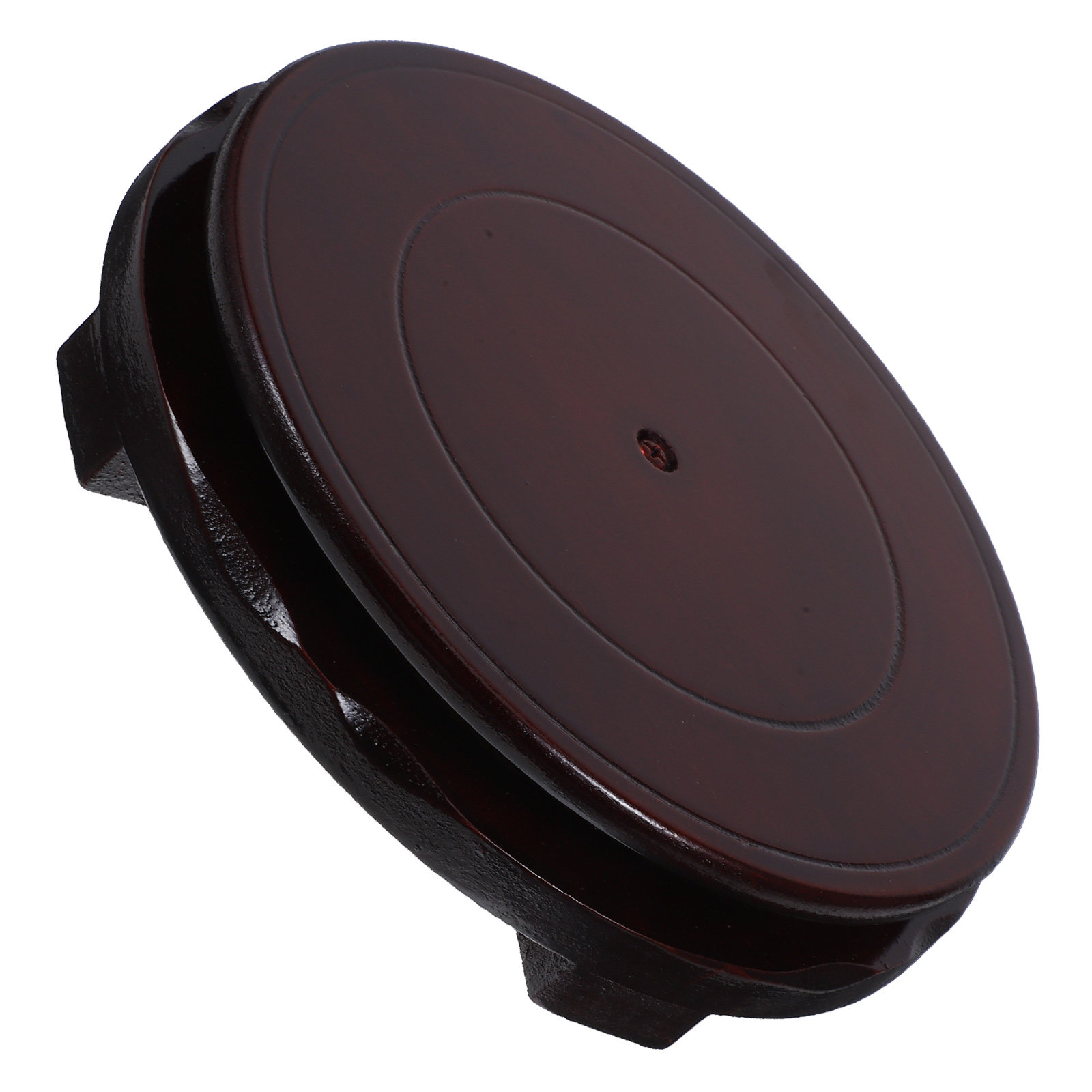 Woodworking Show - Soporte giratorio de madera para plantas,