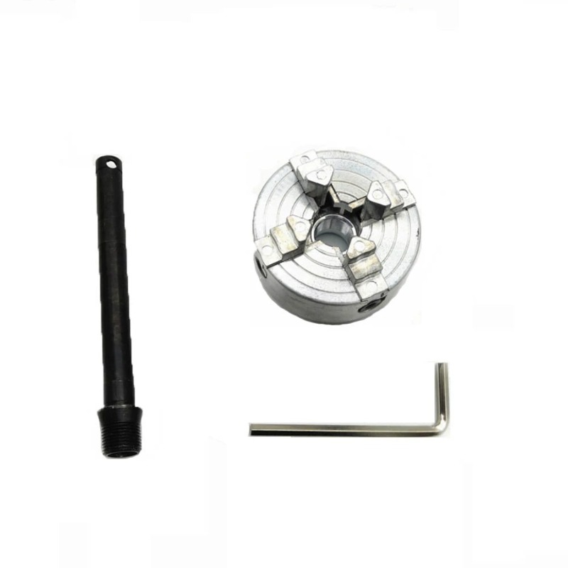 Woodworking Lathe Chuck - Z011A Mini Torno con Mandril Independiente