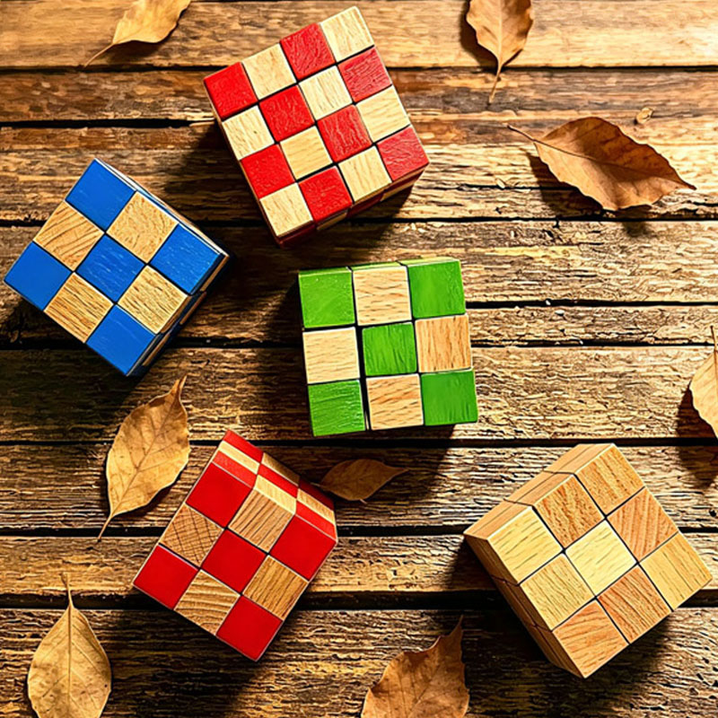 Woodworking Hobby - Cubo de Serpiente Cuadrado, Rompecabezas de