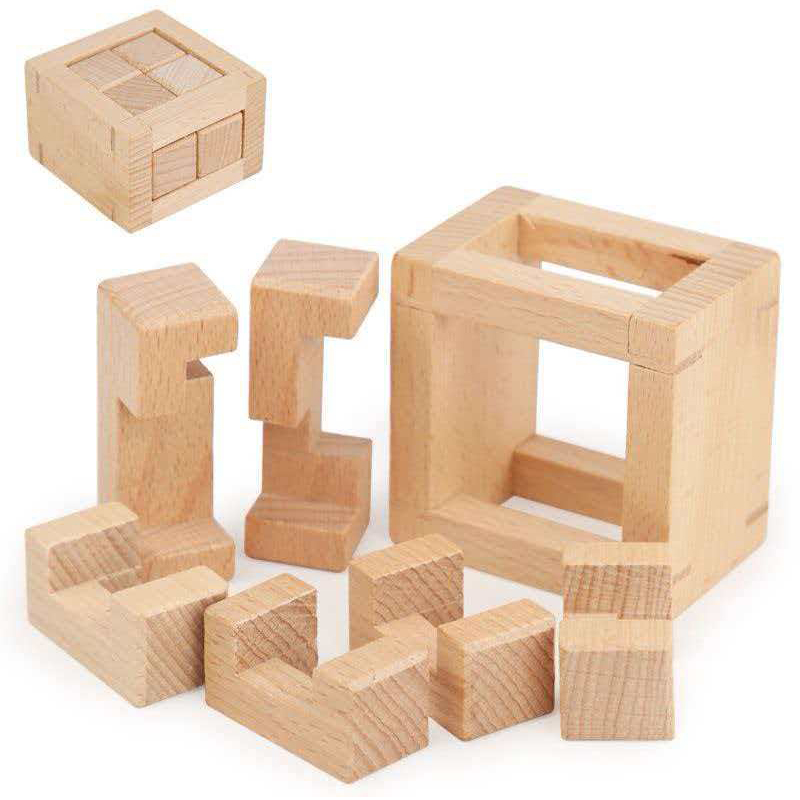Woodworking Hobby - Rompecabezas de madera YueYu II, rompecabezas
