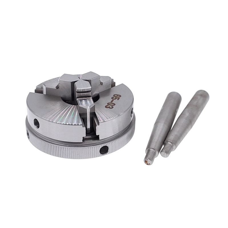 Woodworking Lathe Chuck - Portabrocas de torno Manual de 3