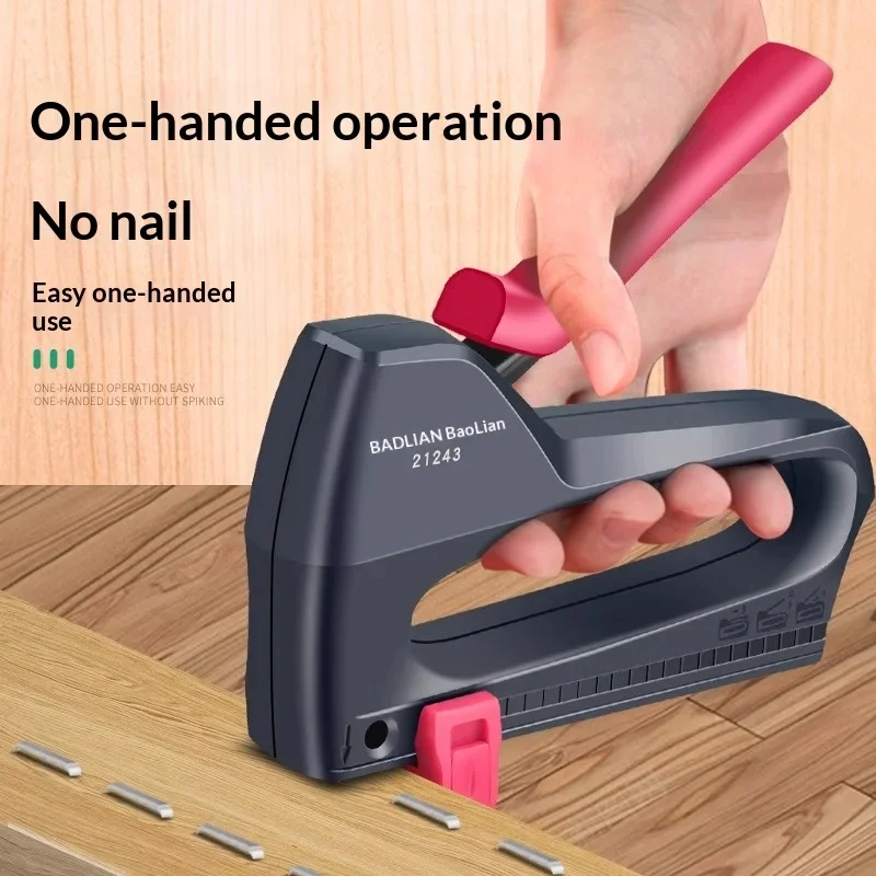 Woodworking Nail Gun - Kit Profesional de Clavadora Neumática con