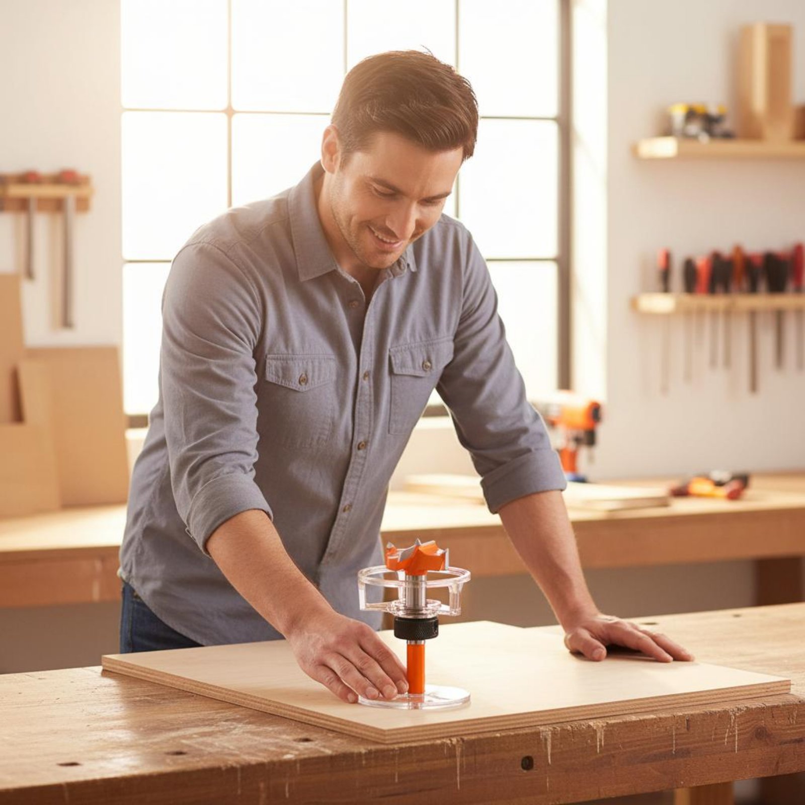 Plantilla de perforación de 35 - Woodworking Drill reseña y precio