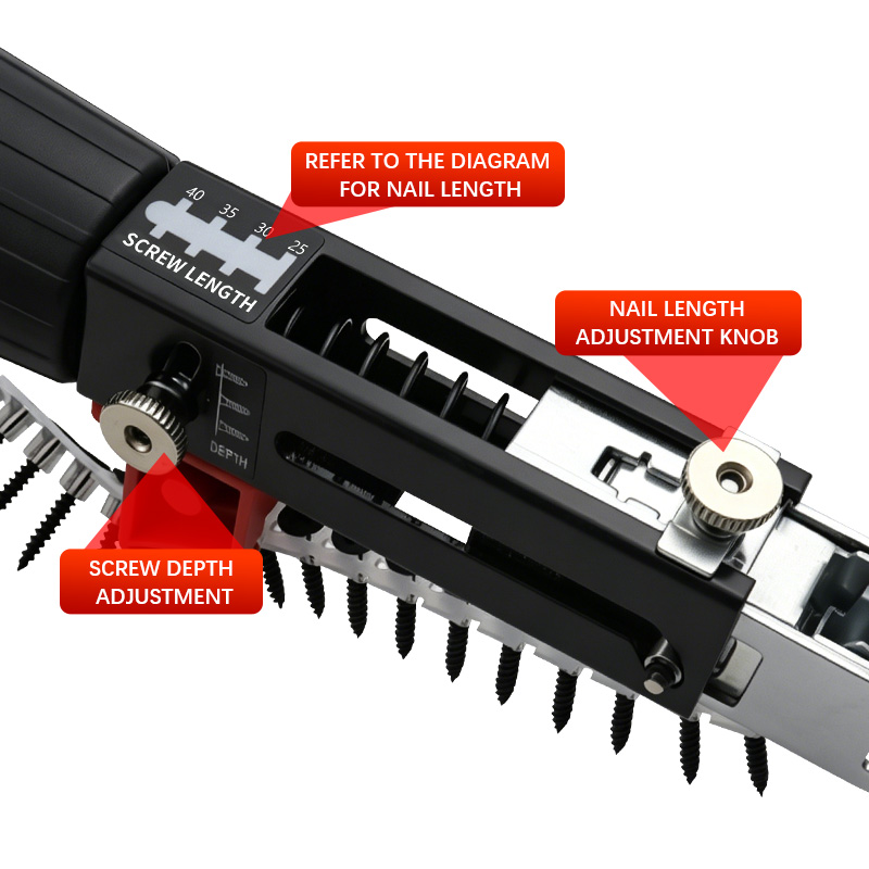 Adaptador de pistola de clavos - Woodworking Nail Gun reseña y precio