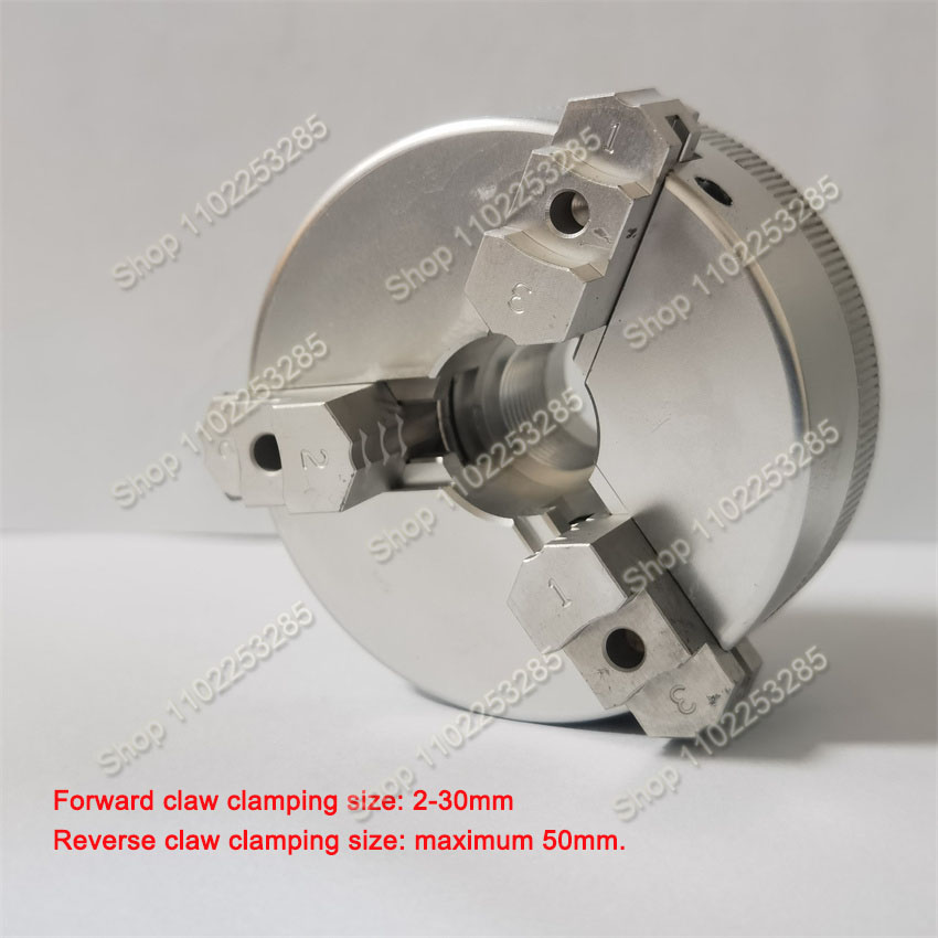 Mandril de tres mordazas mini  - Woodworking Lathe Chuck reseña y precio