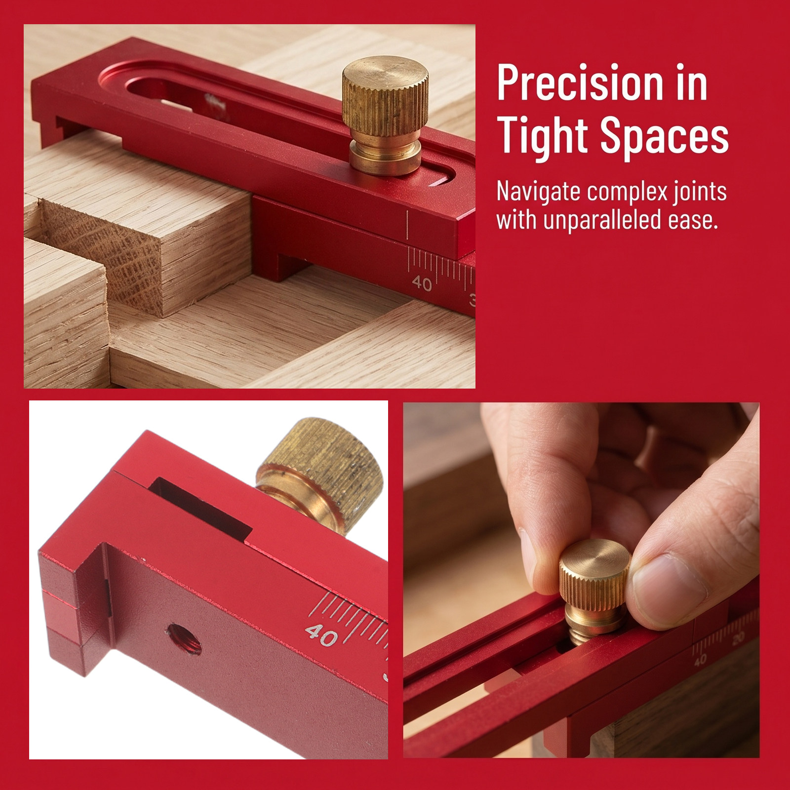 Regla de Medición para Carpint - Woodworking Gauge reseña y precio