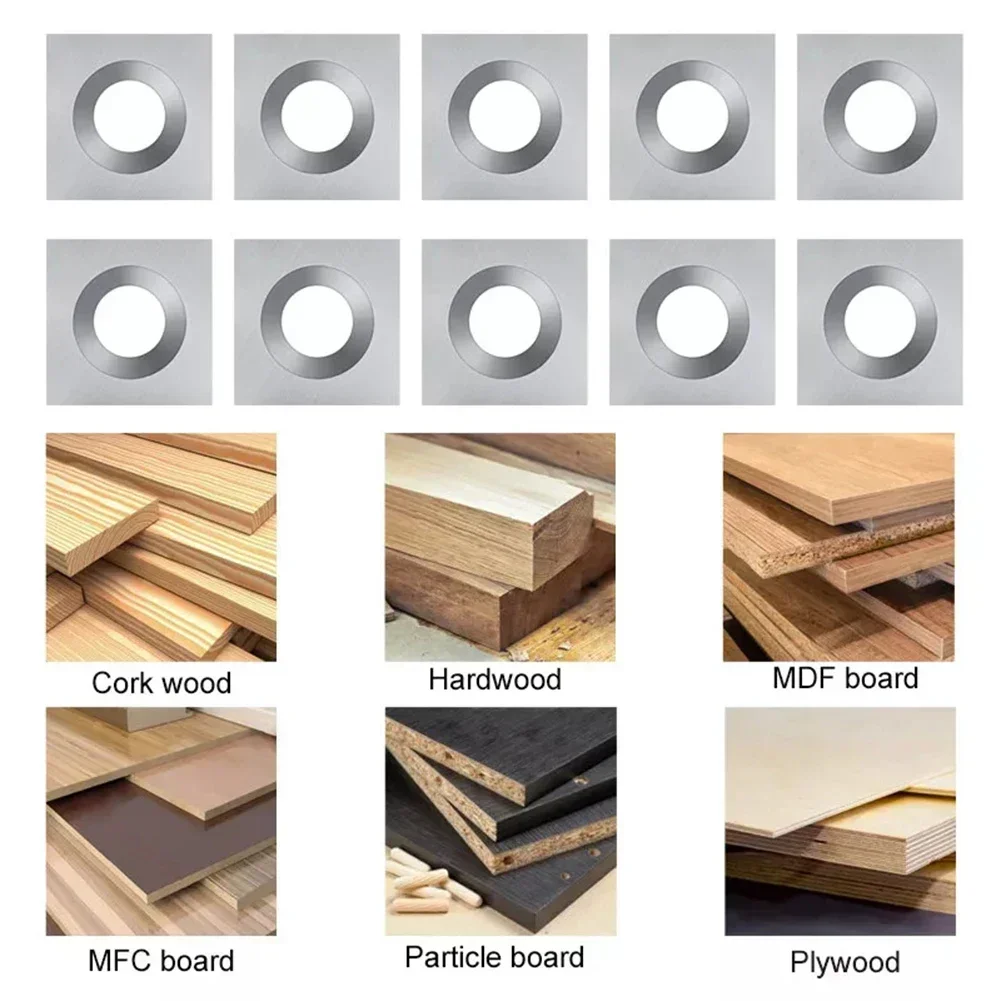 10 piezas de insertos cuadrado - Woodworking Lathe Chuck reseña y precio