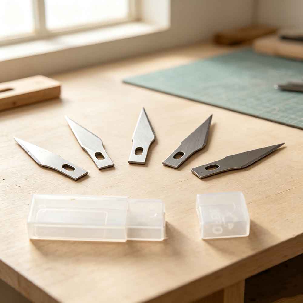Juego de 10 Cuchillos Exacto d - Woodworking Hobby Kits reseña y precio