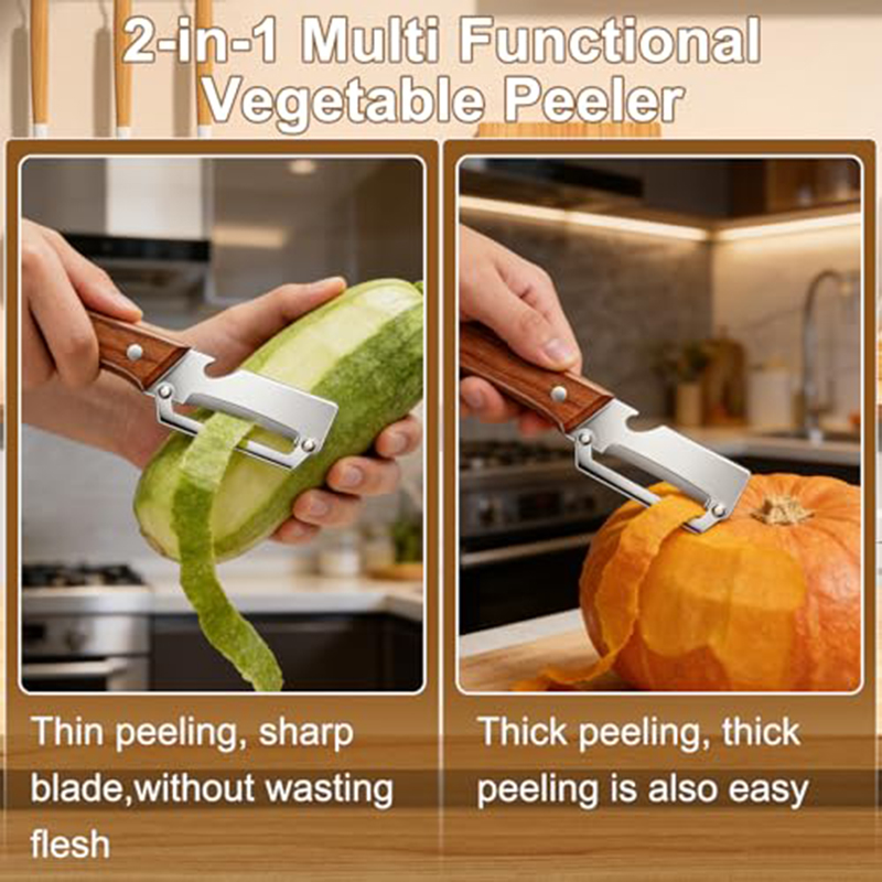 Pelador de Verduras de Acero I - Woodworking Hobby reseña y precio
