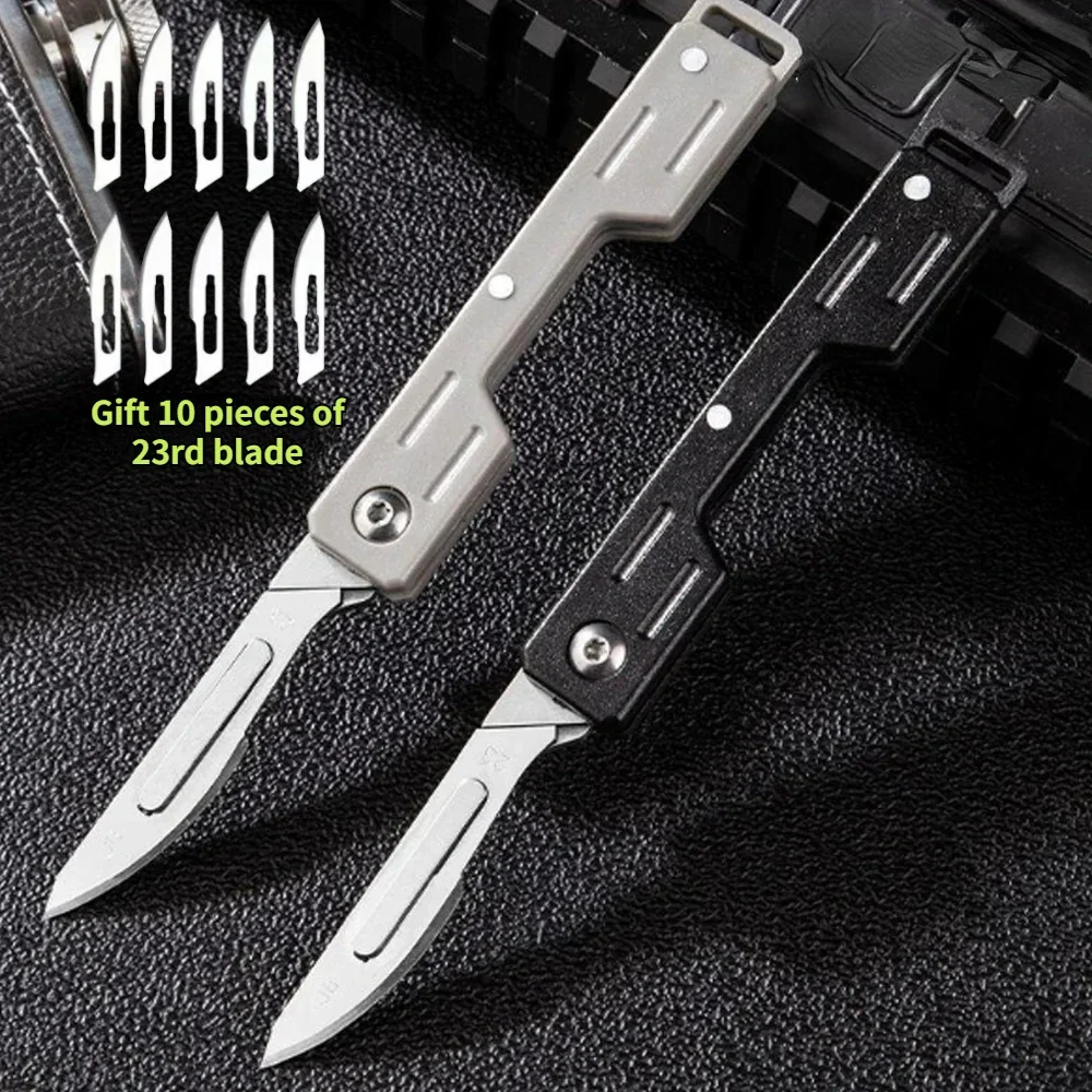 Cuchillo plegable con hoja de  - Woodworking Hobby Kits reseña y precio