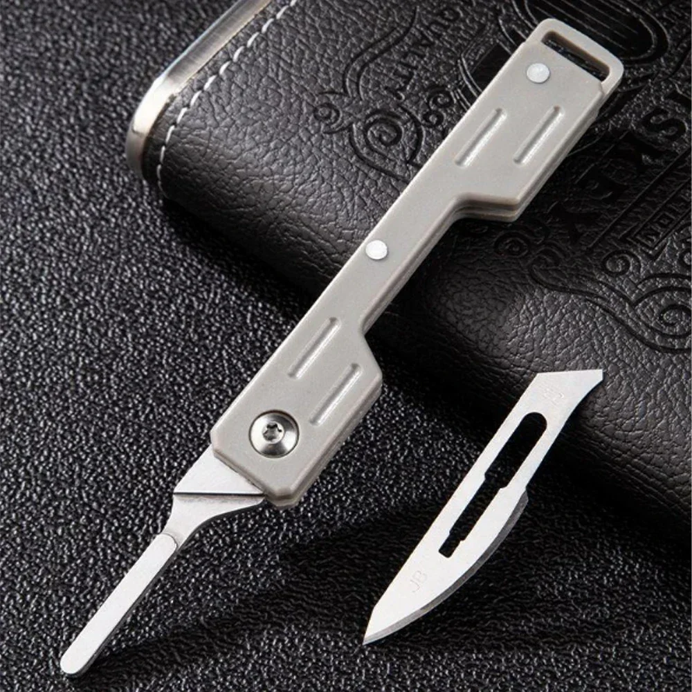 Cuchillo plegable con hoja de  - Woodworking Hobby Kits reseña y precio