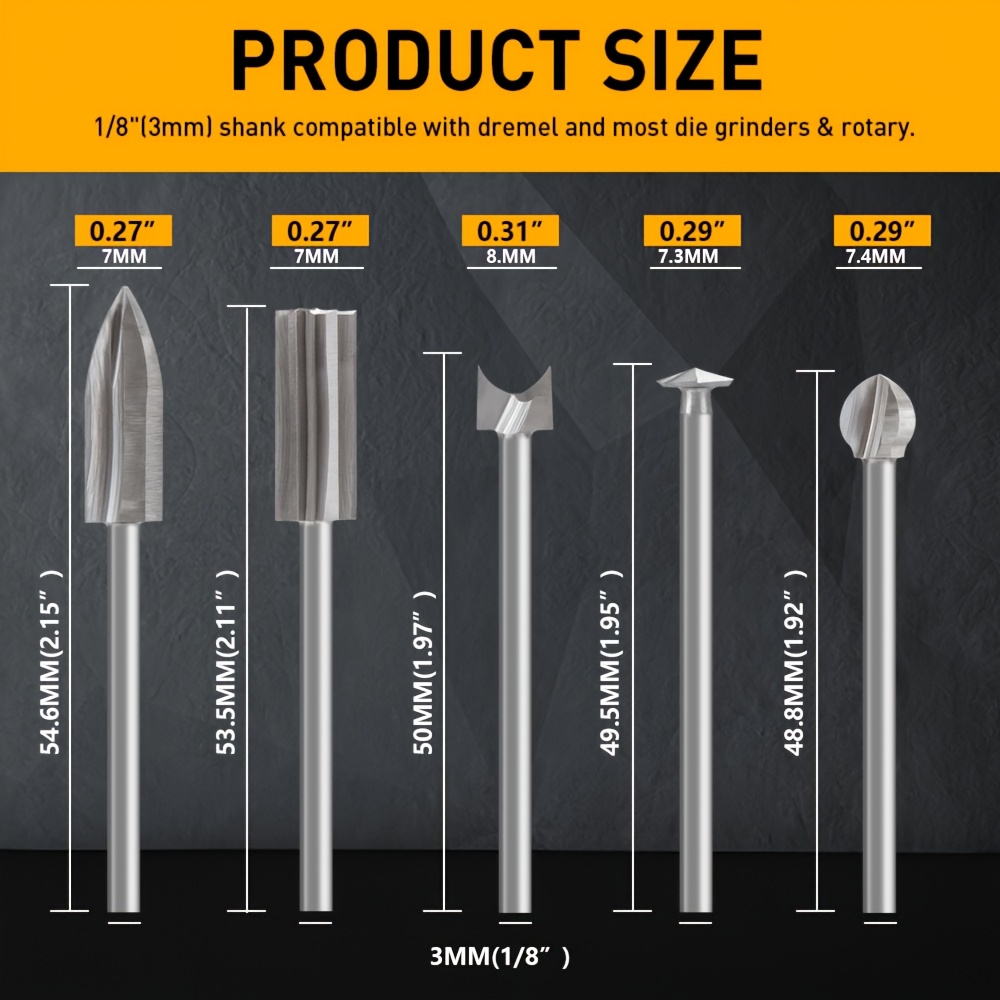 Juego de 11 Brocas de Grabado  - Wood Chisel Set reseña y precio