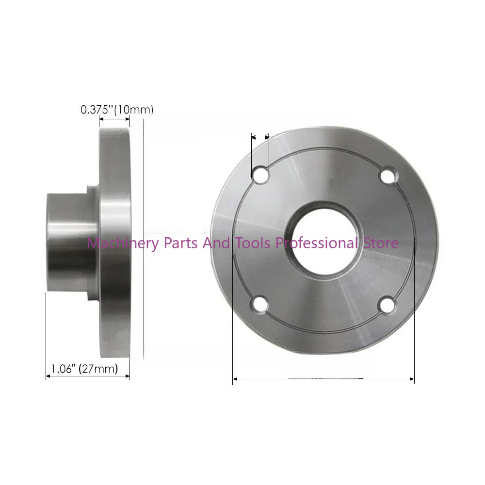 Placa frontal de brida de 3 pu - Woodworking Lathe Chuck reseña y precio
